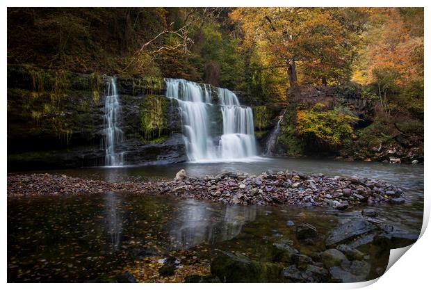 Autumn at Waterfall country Print by Leighton Collins