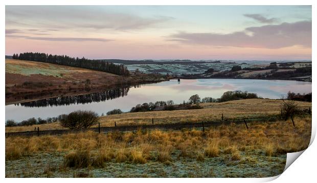 Cray Reservoir reflections Print by Leighton Collins