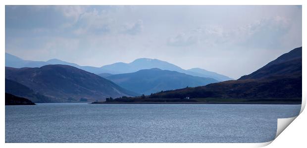 Loch Broom at Ullapool Print by Leighton Collins