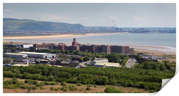 Swansea University Bay Campus Print by Leighton Collins