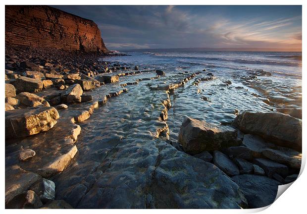Nash Point S. Wales Print by Leighton Collins