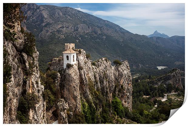 Guadalest Spain Print by Leighton Collins