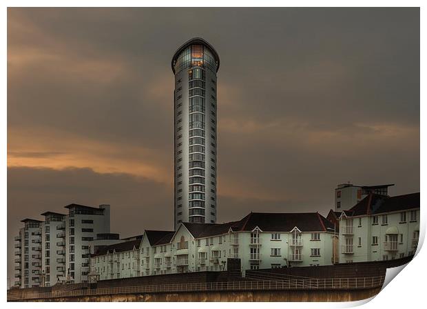  Meridian Tower Print by Leighton Collins
