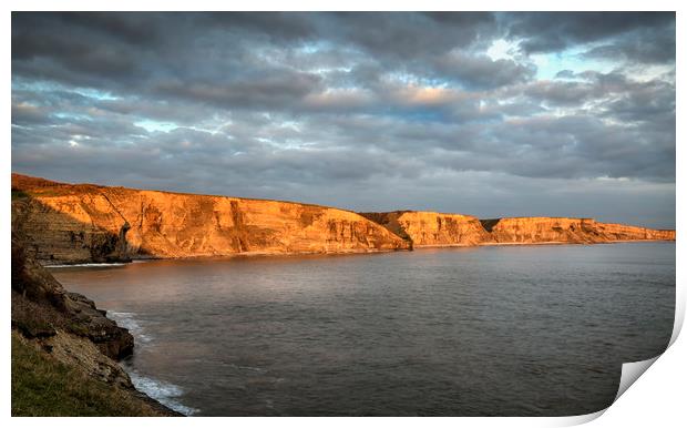 South Wales Heritage Coast Print by Leighton Collins