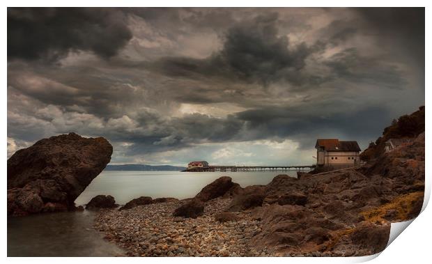 Waiting for the storm Print by Leighton Collins