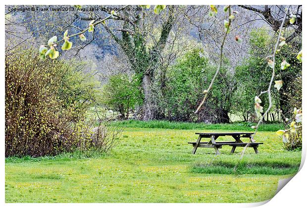 A quiet secluded place in Llanfair TH Print by Frank Irwin