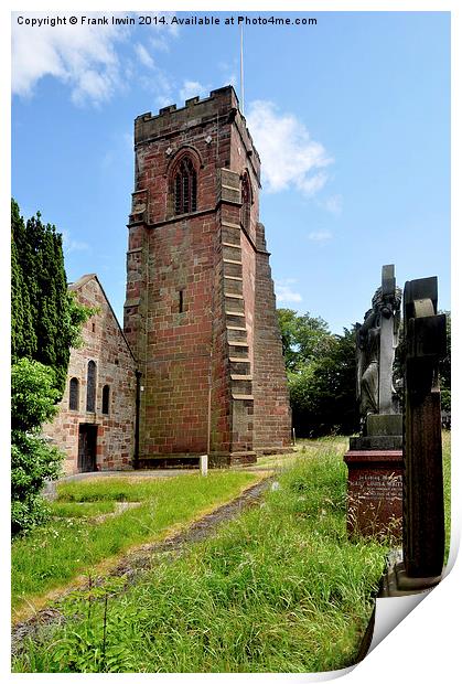 Holy Cross Church, Woodchurch, Wirral, UK Print by Frank Irwin