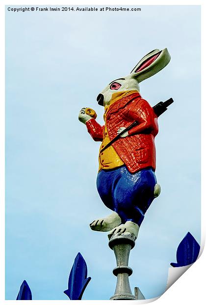 The March Hare from the themed bandstand Print by Frank Irwin