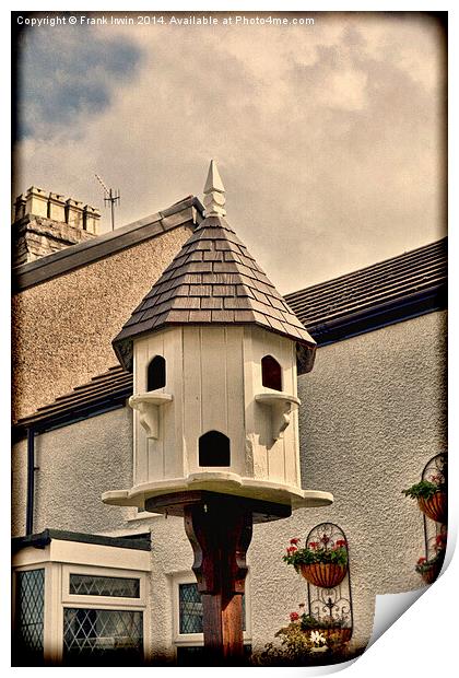  An example of a Dovecote in Grunged effect Print by Frank Irwin