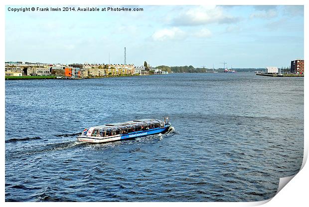  Local cruises on the Rhine Print by Frank Irwin