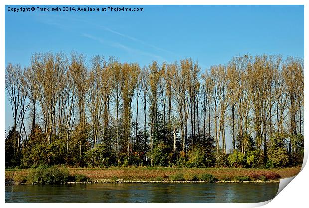  Cruising along the River Rhine Print by Frank Irwin