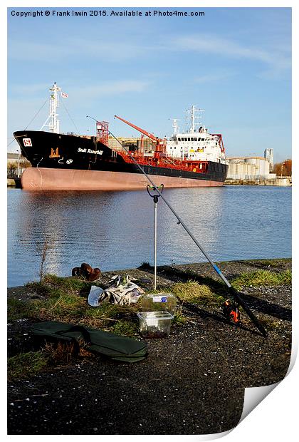  Stolt Razorbill loading in Birkenhead Docks. Print by Frank Irwin