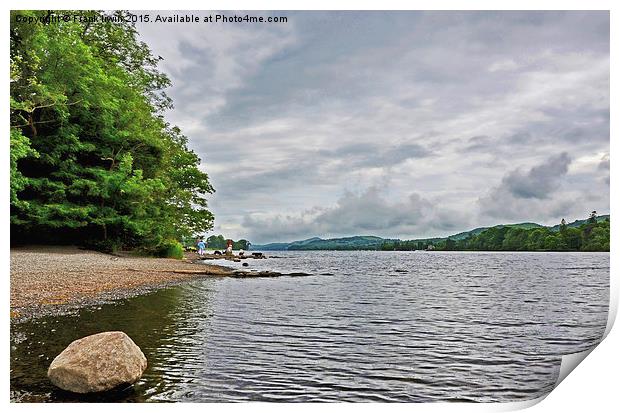  Coniston Water Print by Frank Irwin