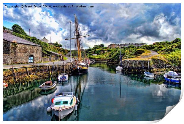 Amlwych Harbour, Anglesey, North Wales, UK Print by Frank Irwin