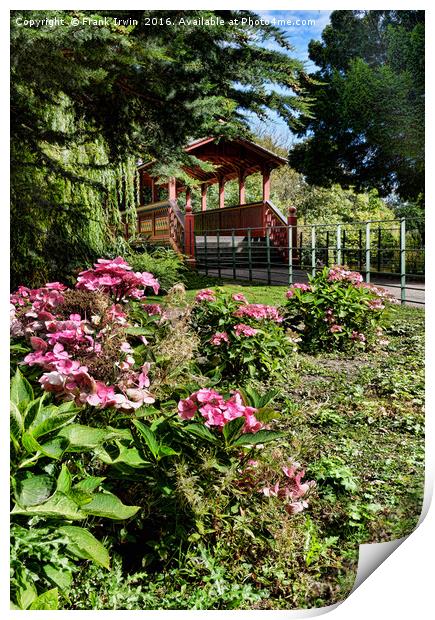 Birkenhead Park's Iconic Swiss Bridge Print by Frank Irwin