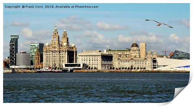 Liverpool's Waterfront Print by Frank Irwin