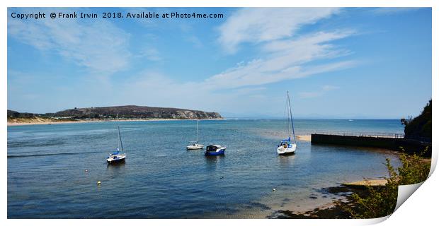 Anchorage - Abersoch harbour, North Wales Print by Frank Irwin