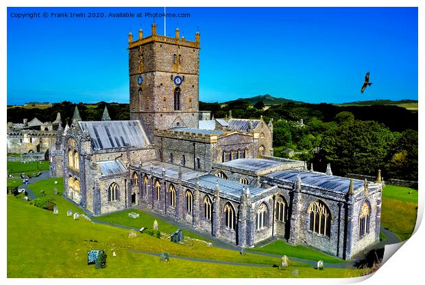 The beautiful St Davids Cathedral Print by Frank Irwin