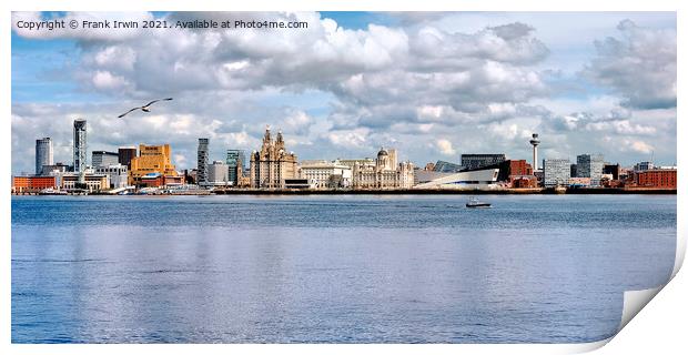 Liverpool Panorama Print by Frank Irwin