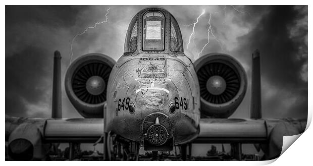Thunderbolt And Lightning Print by Gareth Burge Photography