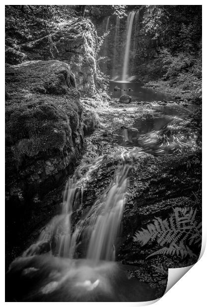 Dalcairny Falls, Ayrshire Print by Gareth Burge Photography