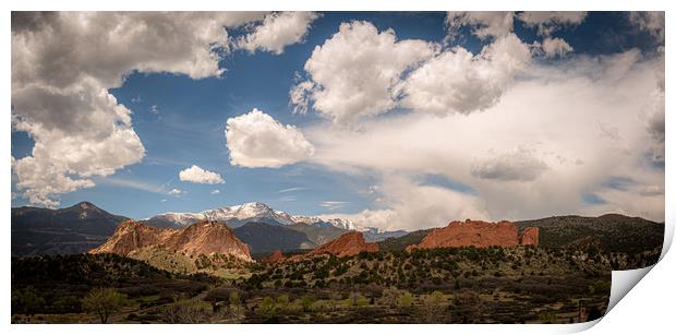 Garden of the Gods Print by Gareth Burge Photography