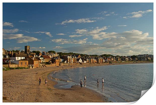  North Berwick Evening Print by Sue Dudley