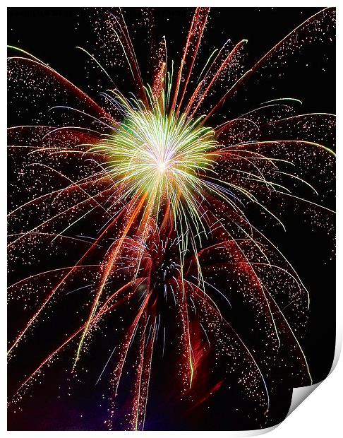 Fireworks Print by Martin Parratt