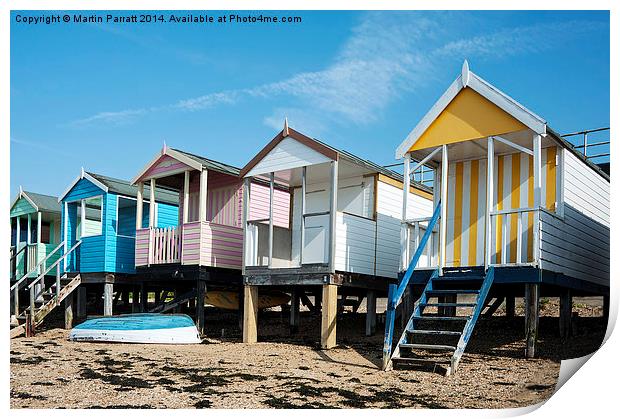  Southend Beach Huts Print by Martin Parratt