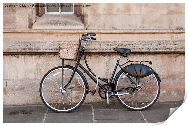  Cambridge Bicycle Print by Martin Parratt