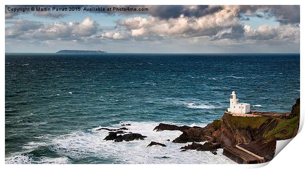 Hartland Point Lighthouse Print by Martin Parratt