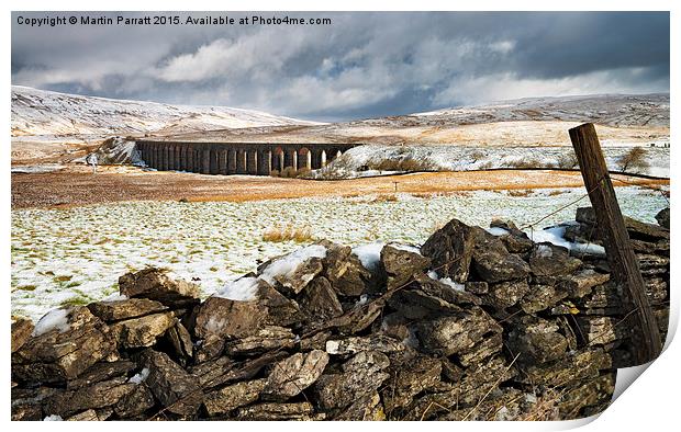 Ribblehead Viaduct Print by Martin Parratt