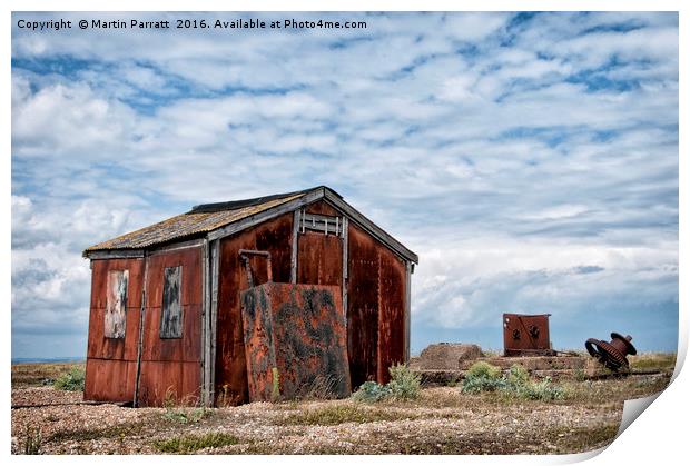 Dungeness Hut Print by Martin Parratt