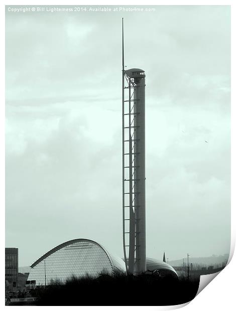 The Glasgow Tower Print by Bill Lighterness