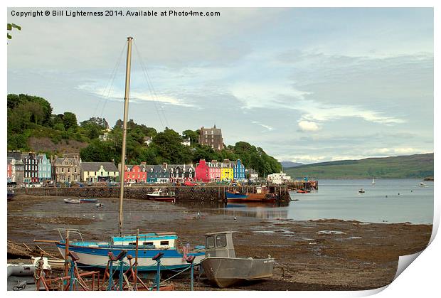 Tobermory , Tide Out Print by Bill Lighterness