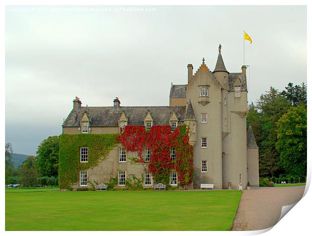  Ballindalloch Castle  Print by Bill Lighterness