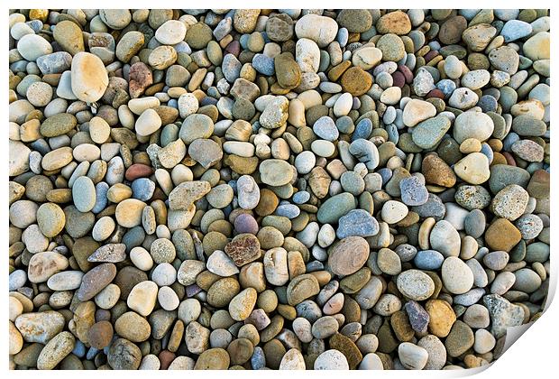 Multicoloured Stones Print by Purple OneTwoEight
