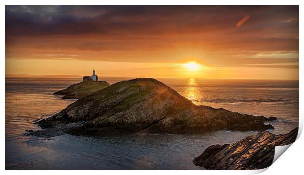  Mumbles Sunrise Print by Purple OneTwoEight