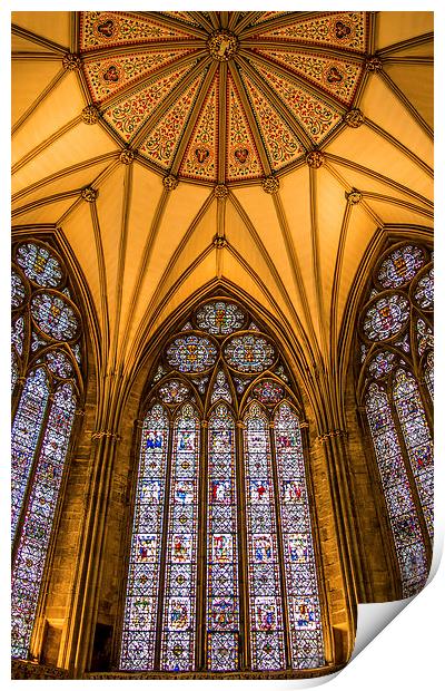  York Minster Print by Laura Kenny