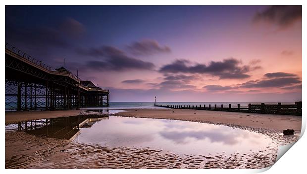 Dawn by the Pier Print by Gail Sparks