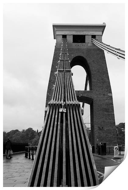 Clifton Suspension Bridge Print by Paul Austen
