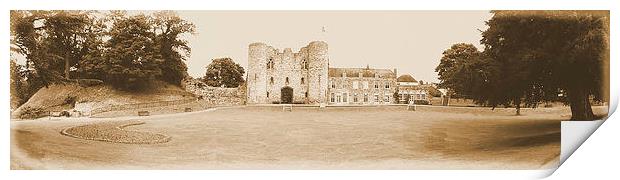 Tonbridge Castle Print by Paul Austen