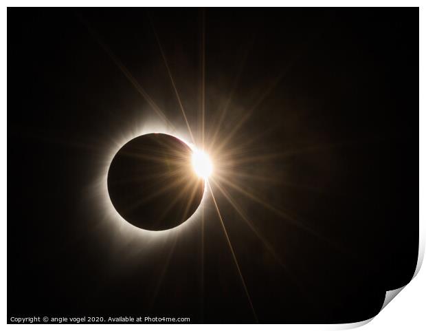 Solar Eclipse Print by angie vogel