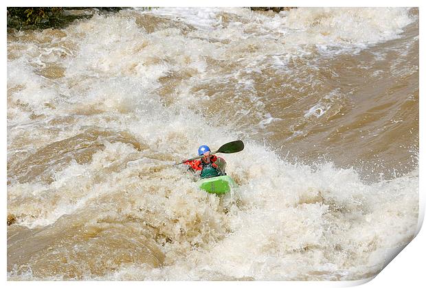 Rio Grande kayaking Print by Steven Ralser