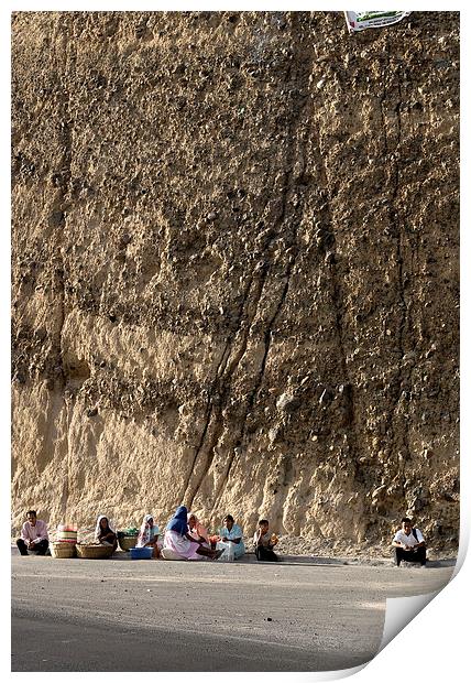 Waiting for the Bus, El Salvador Print by Steven Ralser