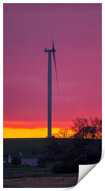 Wind power Print by Steven Ralser