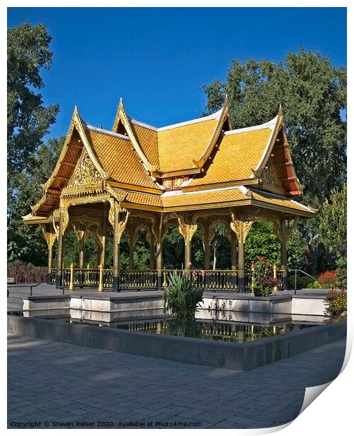 Thai Pavilion - Madison - Wisconsin  Print by Steven Ralser