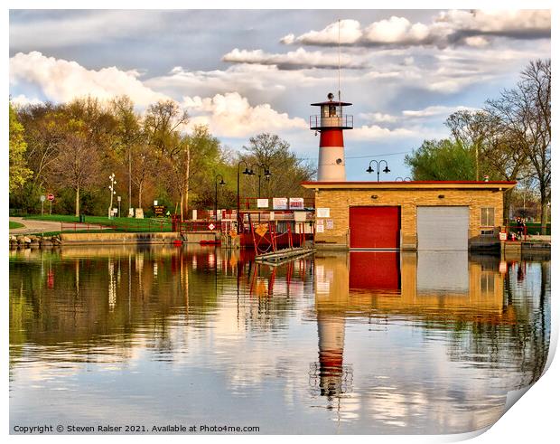 Tenney Lock - Madison - Wisconsin Print by Steven Ralser