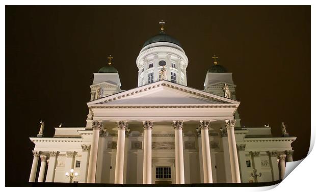 Helsinki Cathedral Print by Juha Remes