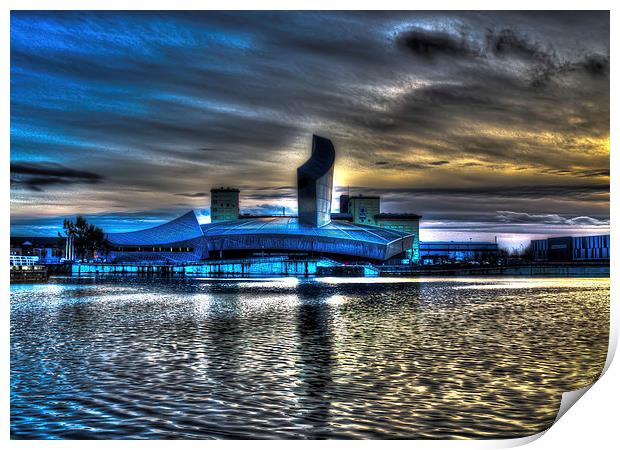 Imperial War Museum North in Manchester Print by Juha Remes